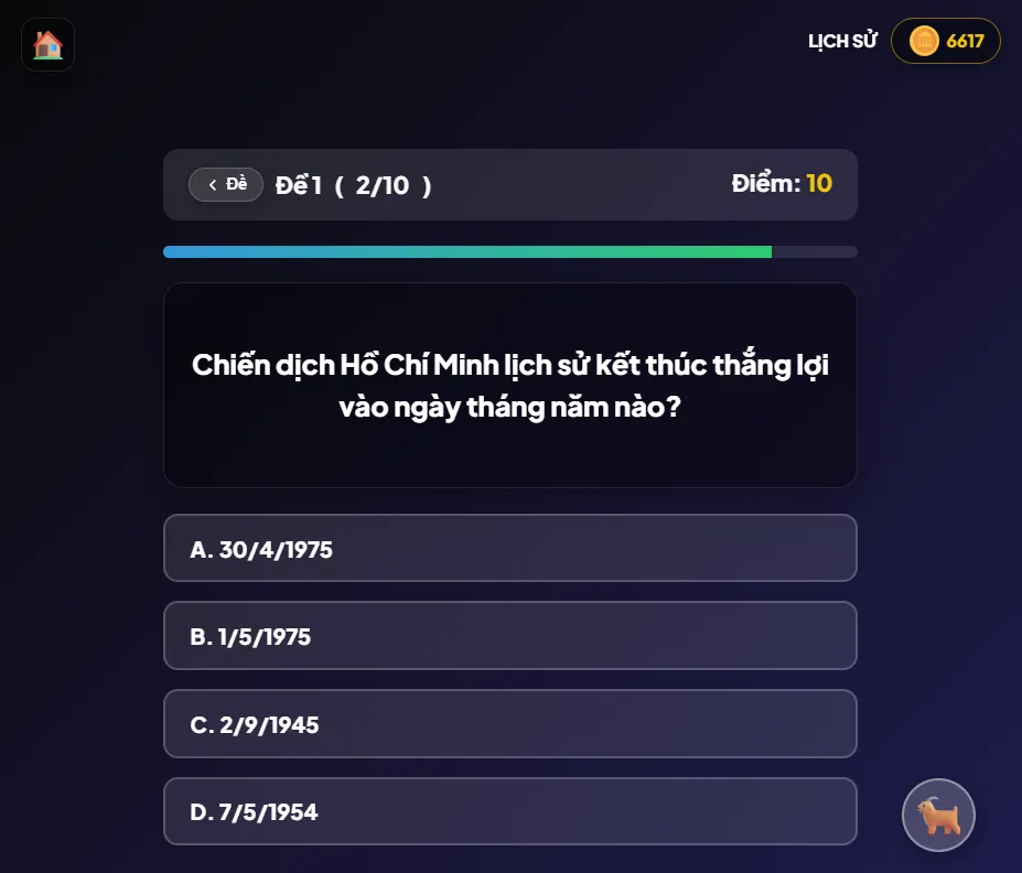 Game Lịch Sử